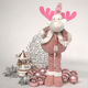 thumbnail image 3 of 3 Monos Patas Larga Pascuero Reno Mono Nieve Muñecos Navidad, 3 of 5