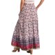 thumbnail image 3 of INSPIRE CHIC Faldas Boho para Mujer Estampado Floral Primavera Verano Cintura Elástica Casual Faldas Maxi XL Blanco Púrpura, 3 of 5