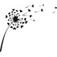 thumbnail image 1 of Decomural Love Heart Dandelion WS-16227, 1 of 2