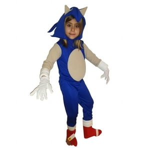 Tododisfraceschile - Disfraz Sonic Con Guantes Talla 12