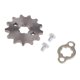 thumbnail image 5 of rueda dentada delantera del motor para sdg 110cc 125cc dirt bike atv 420-13t-17mm, 5 of 5