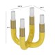 thumbnail image 5 of Candelabro TOV Furniture Kaonashi amarillo mostaza, hierro y aluminio, 5 of 6