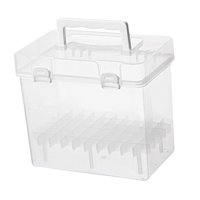 Magideal - Estuche Para Marcadores Con Asa Cómoda Y Ranuras Removibles Organizador De Rotuladores Caja Multipropósito Para Resaltadores Y Recipiente Portátil Pa 60 Ranuras