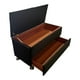 thumbnail image 4 of Banqueta baul Zapatero Negro Felpa, 4 of 4