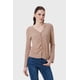 thumbnail image 2 of Polera Mujer Recogido Con Botones Beige, 2 of 4