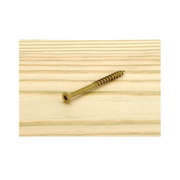 Tornillos Starborn Deckfast n.º 9, 6,35 cm, con revestimiento epoxi, 2500 unidades