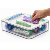 Organizador De Bolsas De Almacenamiento De Alimentos Himus 4 En 1 Para Cajón Y Pared