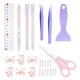thumbnail image 1 of Herramientas de scrapbooking Arvakr, suministros para álbum de recortes con pinzas para stickers, 1 of 7