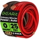 thumbnail image 1 of Kit de cables GearIt calibre 0 CCA de 25 pies cada uno, negro y rojo para audio de coche, 1 of 8
