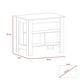 thumbnail image 3 of Isla De Cocina Cala 90x103x70 Cm Blanco Y Duna, 3 of 3