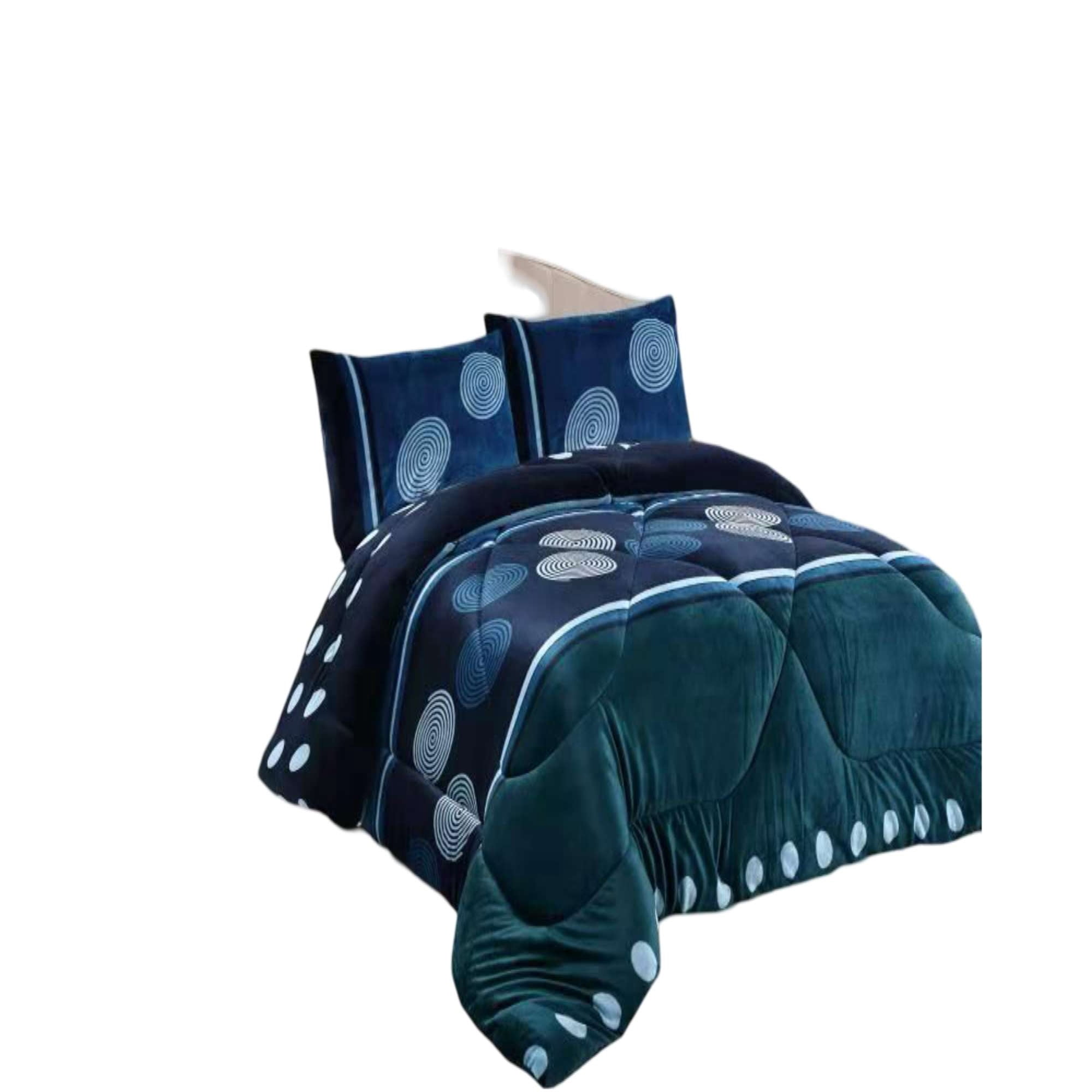 Genérico - Plumon De Invierno 2 Plazas Circulo