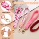 thumbnail image 3 of Uxcell Boho Llavero de Pulsera Hecho a Mano, Llavero de Macramé Suave para Gimnasio Viajes Conciertos, Rosa, 3 of 5