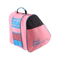 Magideal - Bolsa Para Patines, Bolsa De Transporte Para Patines, Bolsa De Transporte Portátil Con Correa De Hombro Ajustable Para Niñas Y Niños, Patinaje Artísti Rosa