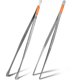 thumbnail image 1 of Pinzas de cocina Achiwish 30 cm, juego de 2, acero inoxidable, 1 of 6