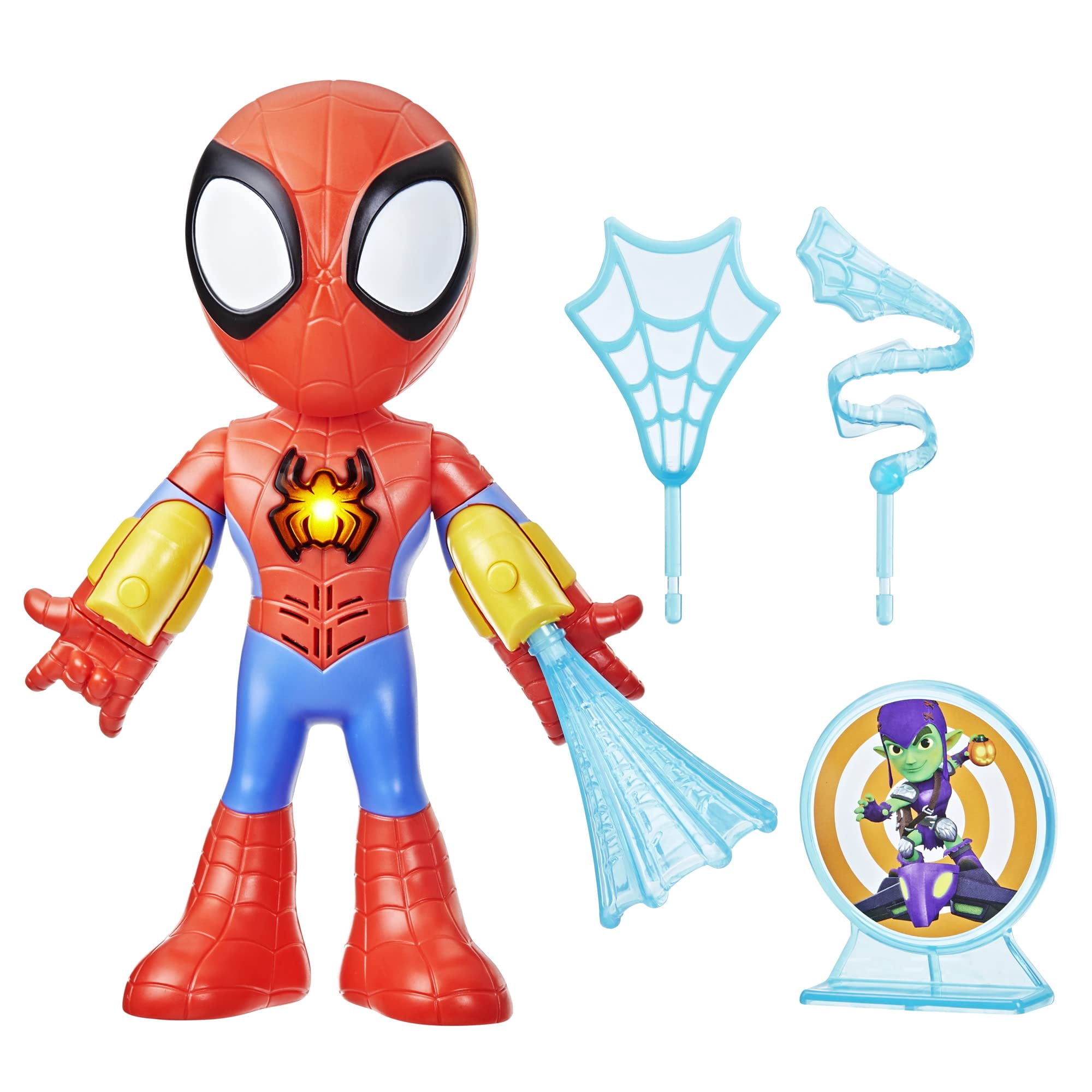 Figura Electrónica Spidey Hasbro De 25 Cm Con Luces