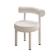 thumbnail image 1 of Tocador Simple Y Casual, Silla Para Apartamento, Dormitorio, Cafetería, Color Blanco, 1 of 5