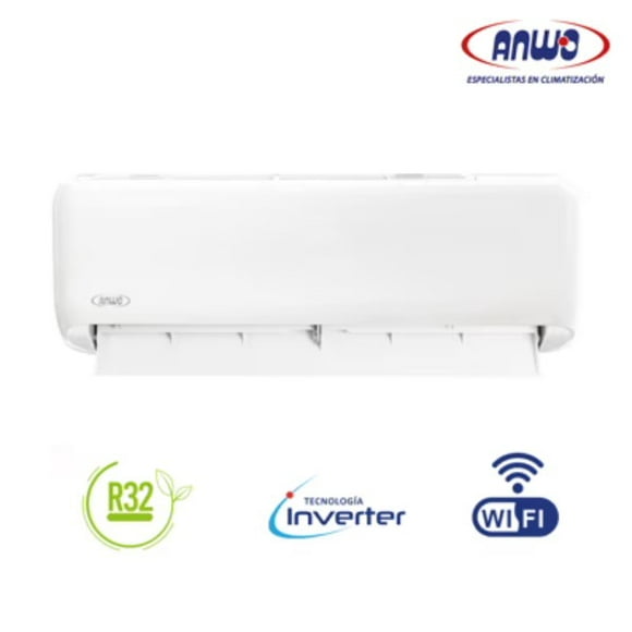 Aire acondicionado de 9000 btu tipo split muro Inverter ANWO
