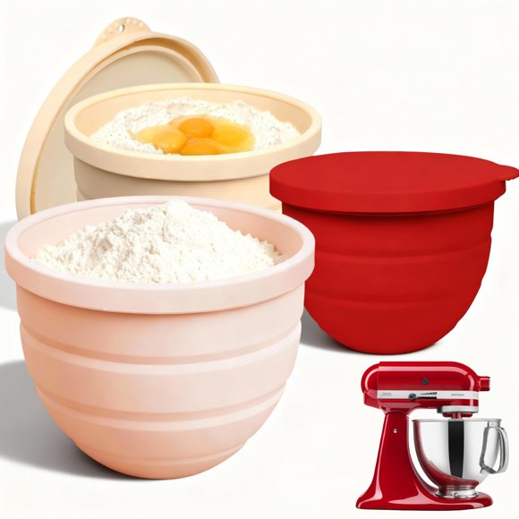 Inserto de Cuenco Naerza 5 Qt (Pack de 3) Plegable con Tapa