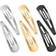 thumbnail image 1 of 6 pinzas grandes de metal para el pelo, antideslizantes, para niñas y mujeres (dorado, plateado y negro), 1 of 6