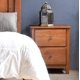 thumbnail image 2 of Mesa de noche Grain Wood Furniture estilo shaker de 2 cajones, nogal, 2 of 7