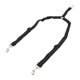 thumbnail image 1 of Unique Bargains 1Pc Cinturón de Seguridad Doble para Perros Nylon Doble Restricción de Cabezal de Coche para Mascotas Negro, 1 of 6