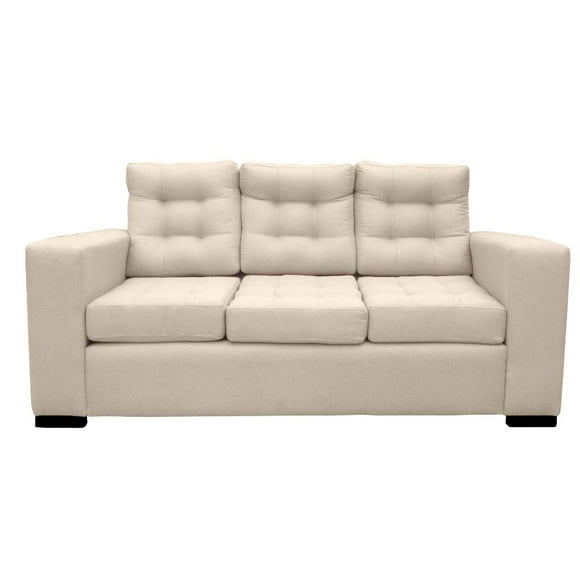 Sofá Antu 3 Cuerpos Felpa Beige
