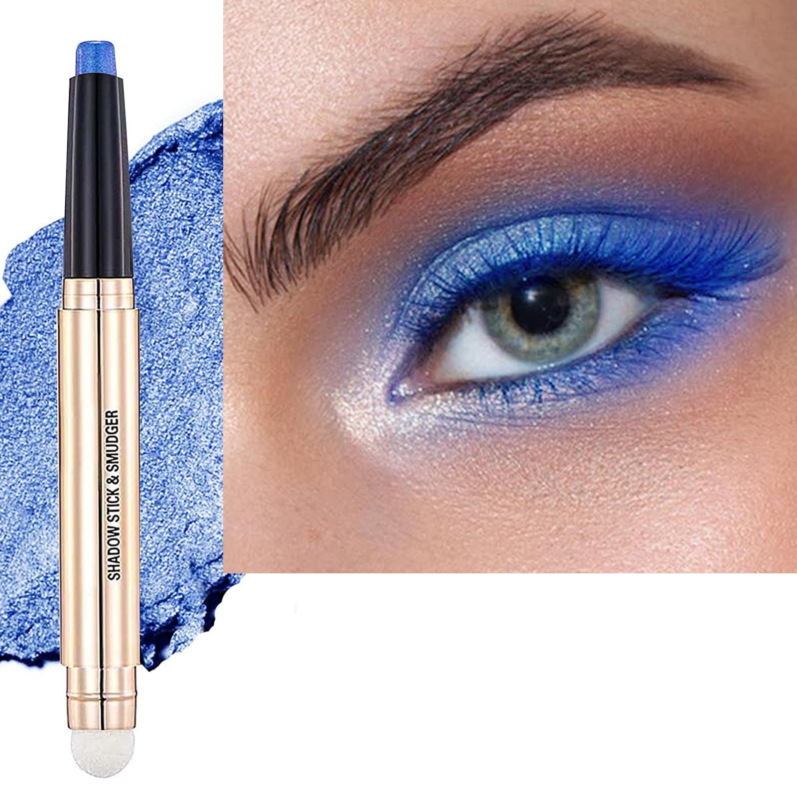 Sombra De Ojos En Barra Daeuwiutr Light Blue Cream Shimmer #16 Navy