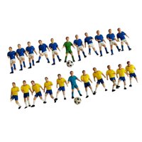 Bothyi - 22 Figuras De Jugadores De Fútbol En Miniatura Para Escenas En Miniatura.