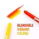thumbnail image 5 of Juego de crayones giratorios U.S. Art Supply Jumbo, 36 colores, lavables, 5 of 6