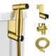 thumbnail image 1 of Kit de rociador para bidé LOSCHEN, dorado, acero inoxidable, manguera de 1,5 m, 1 of 6