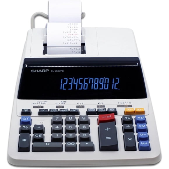 Calculadora Sharp EL2630PIII Impresora 4.8 lps 2 Colores