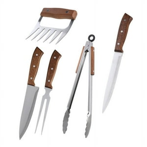 Set Parrilla 5 Piezas Acero Inoxidable Arthome Par32