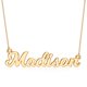thumbnail image 1 of Collar Ursteel Madison Personalizado con Nombre, Baño de Oro, 16"+5 cm, 1 of 7