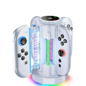 Genérico - Base De Carga Para Nintendo Switch 2 Gamepad, Con Luz Led, Estación De Carga Rápida Magnética Para Joy-Con, Accesorios Para Mandos De Videojuegos