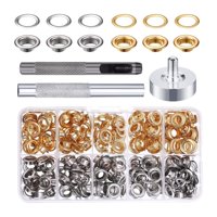 Bothyi - Kit De Herramientas Con Ojales, Ojales, Juegos De Ojales Para Bolsos, Tela, Cuero, Artesanía