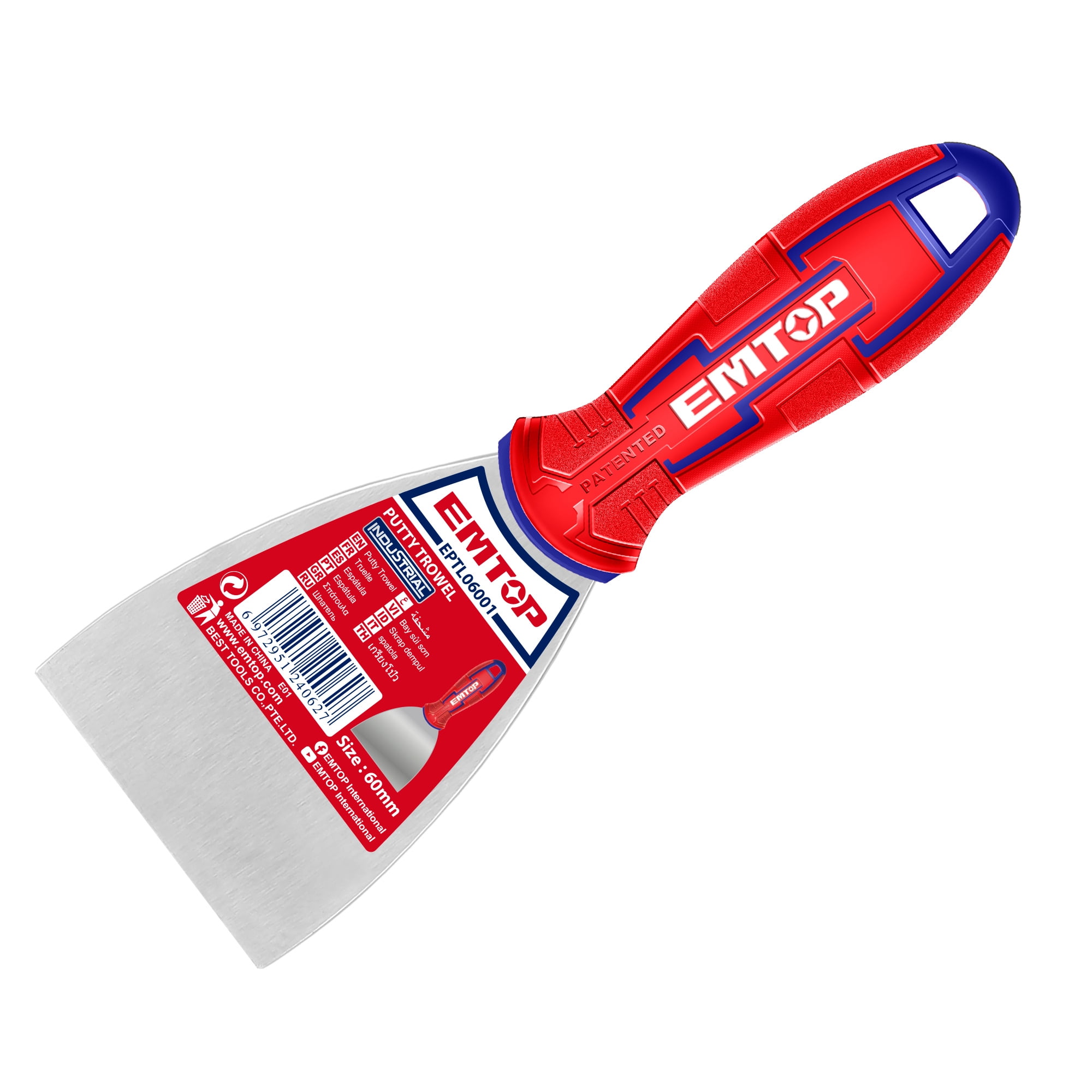 Emtop - Espátula Flex Goma 60mm