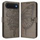 thumbnail image 1 of Funda cartera mariposa para iPhone 17 Air con soporte y ranuras para tarjetas Gris, 1 of 5