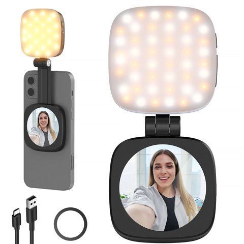 Luz Magnética Neewer Basics Nl48B Para Selfies - Negro