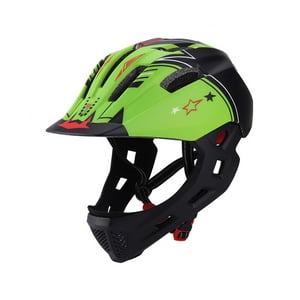 Genérico - Casco De Bicicleta Para Niños Casco De Bicicleta Transpirable Para Niños Para Andar En Bicicleta Ciclismo Negro Verde