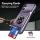 thumbnail image 1 of For Apple iPhone 16 Funda de Teléfono con Soporte de Anillo para Dedo y Pata de Apoyo, Ranuras para Tarjetas, Resistente a Golpes, Resistente, Protectora, Compatible con Soporte Magnético para, 1 of 7