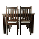 thumbnail image 4 of Juego de Comedor Praga 4 Sillas Mesa Rectangular Chocolate, 4 of 8