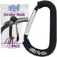 thumbnail image 1 of Ganchos para cochecito Pbnj Baby Clip n Go para colgar bolsas de pañales, 1 of 9
