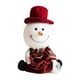 thumbnail image 1 of Bolsa De Dulces Navideña Decoración Navideña Decoración De Mesa Lindo Muñeco De Nieve De Tela, 1 of 3