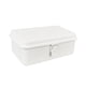 thumbnail image 2 of Caja De Almacenamiento De Metal En Blanco, Contenedor De Almacenamiento Para Velas, Herramientas, Suministros Para Manualidades, Color Blanco, 2 of 3