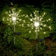 thumbnail image 1 of 2pcs Solar Garden 8 Lighting Mode Starburst Lights Outdoor Waterproof Solar Powered Firework Stake Lights For Outdoor Decor,120 LED Sparklers String Lights For Yard Pathway Party Decorations Valentine, 1 of 2