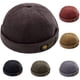 thumbnail image 4 of Gorra de motociclista de pana retro para hombre y gorra de hip-hop de tendencia para otoño y para mantener el calor., 4 of 7