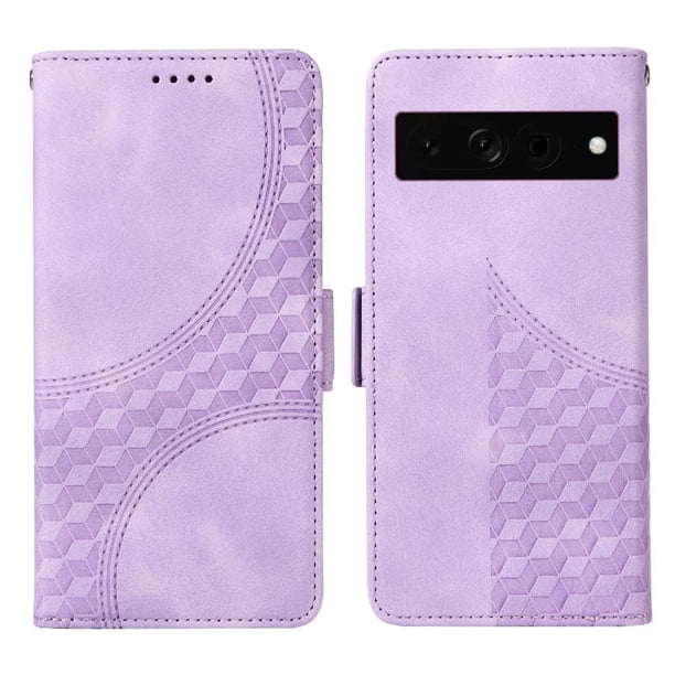 Carcasa FOXDOCK Google Pixel 7 Pro de cuero PU, diseño acolchado clásico, protección contra caídas y rayones