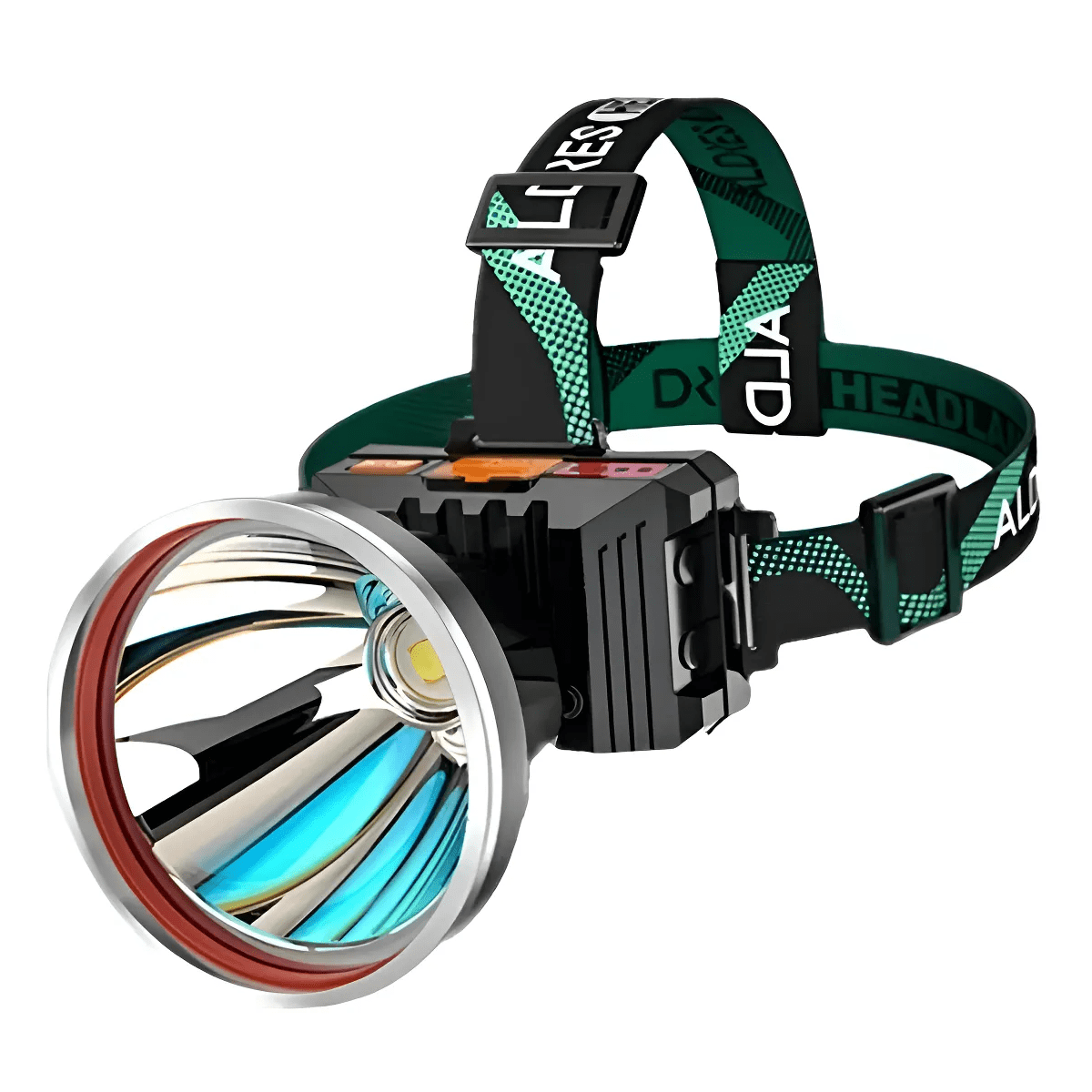 Genérico - Linterna Frontal Tipo Minero Recargable De Pesca Cacería Blanco Blanco