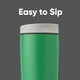 thumbnail image 3 of Vaso de café Owala SmoothSip Slider, aislante, 600 ml, gris y verde, 3 of 3