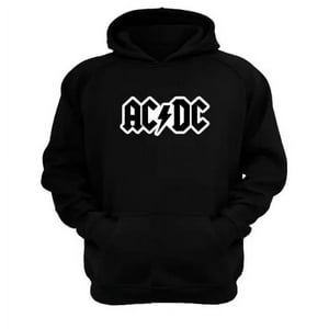 Genérico - Polerón Canguro Acdc Negro Talla L Unisex
